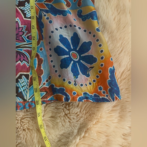 Johnny Was Belinda Silk Tunic XL NWOT multi print silk - Picture 12 of 14